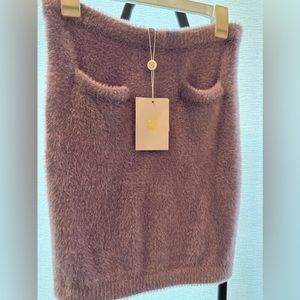 Wayf size Medium fuzzy lilac skirt